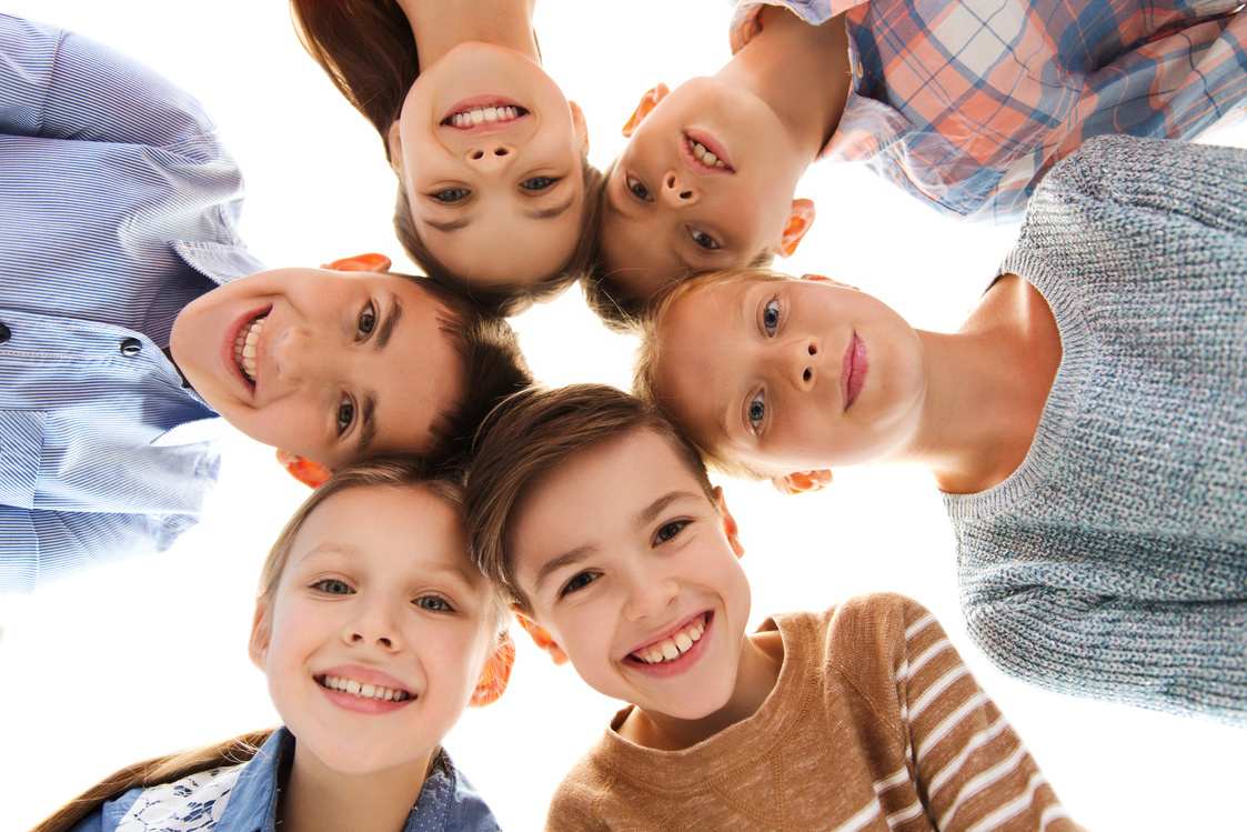 Happy Smiling Children Faces